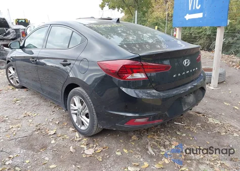 2019 Hyundai Elantra Sel from USA, damaged, VIN 5NPD84LF0KH453123